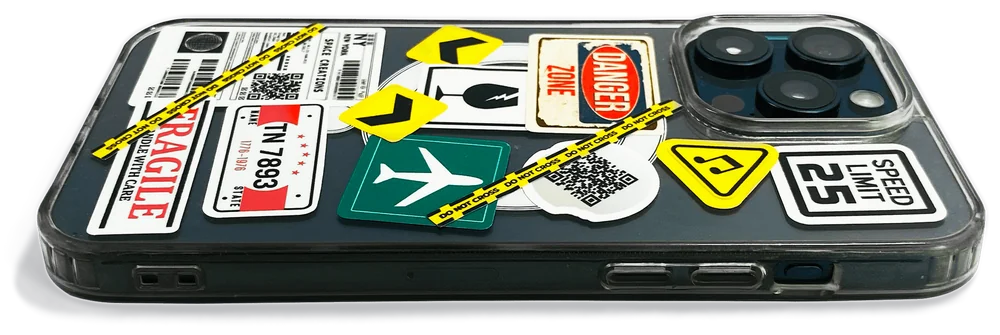 Capinha de celular decorada com Case Stickers