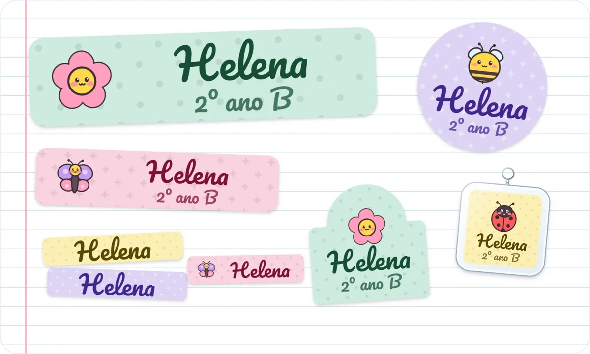 Etiquetas do tema Jardim Encantado com o nome Helena