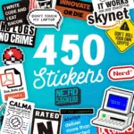 Super StickerBomb da Nerd Stickers (450 stickers)