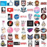 Super StickerBomb da Nerd Stickers (450 stickers)
