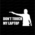 Don't touch my laptop | Mascarado