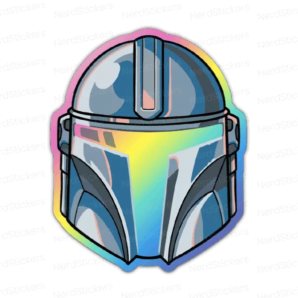 Mandalorian Holo - Nerd Stickers