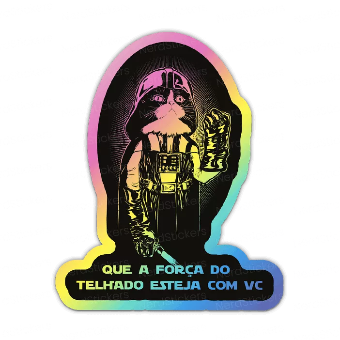 Força do telhado - Nerd Stickers