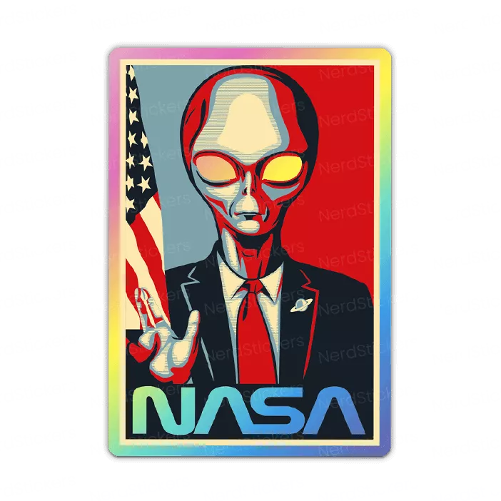 Nasa ET - Nerd Stickers
