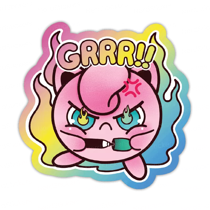 Jigglypuff - Nerd Stickers