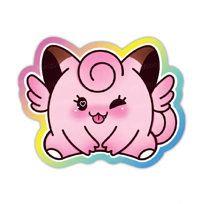 Clefairy - Nerd Stickers