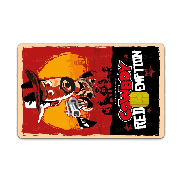 Card Cowboy Red
