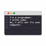 Card I'm a Programmer