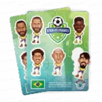 Cartela Stickers Craques