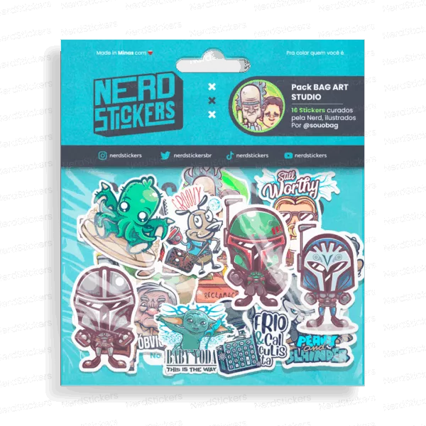 Pack Bág Art Studio (16 Stickers)