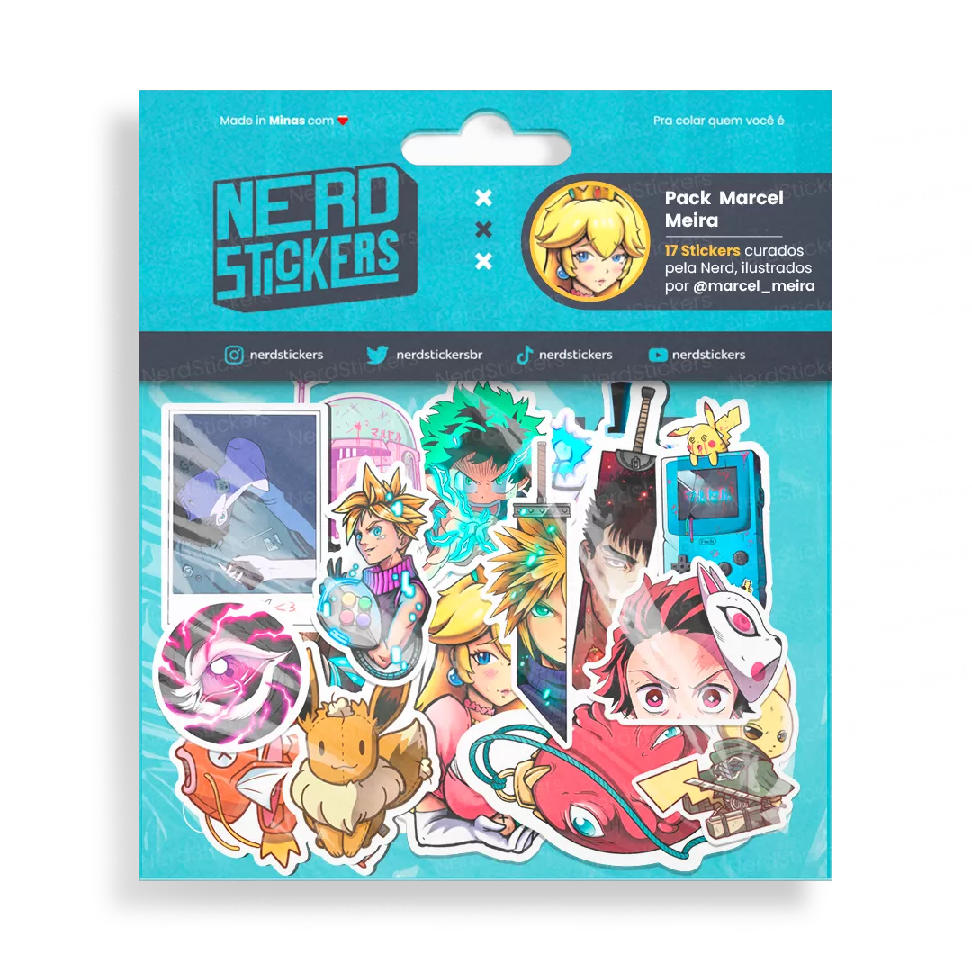 Pack Marcel Meira (17 Stickers)