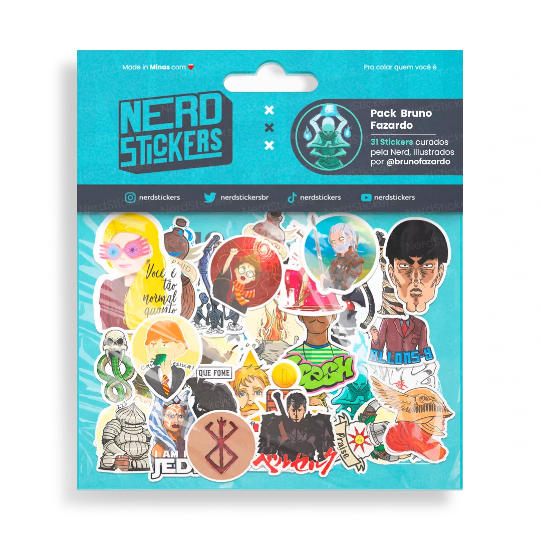 Pack Bruno Fazardo (31 Stickers)