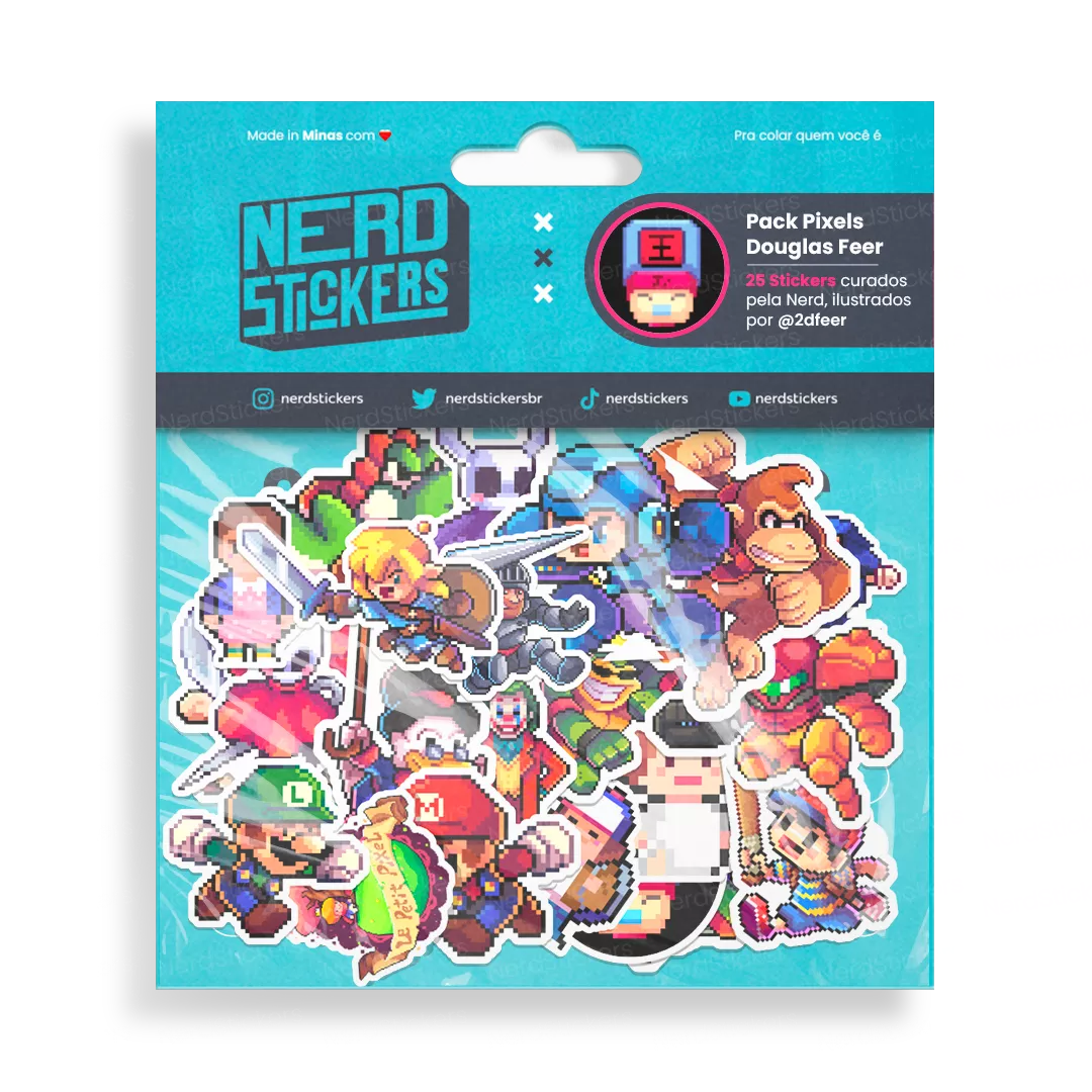 Pack Pixels (25 Stickers)