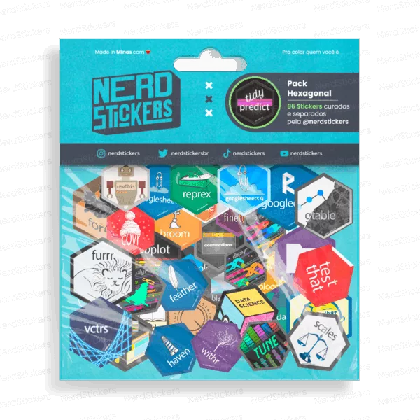 Combo RStudio HEX 02 (86 Stickers)