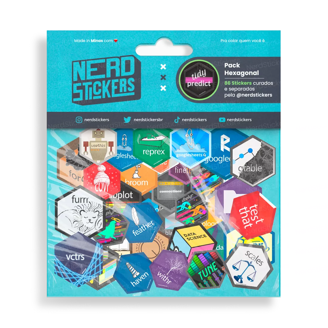 Combo RStudio HEX 02 (86 Stickers)