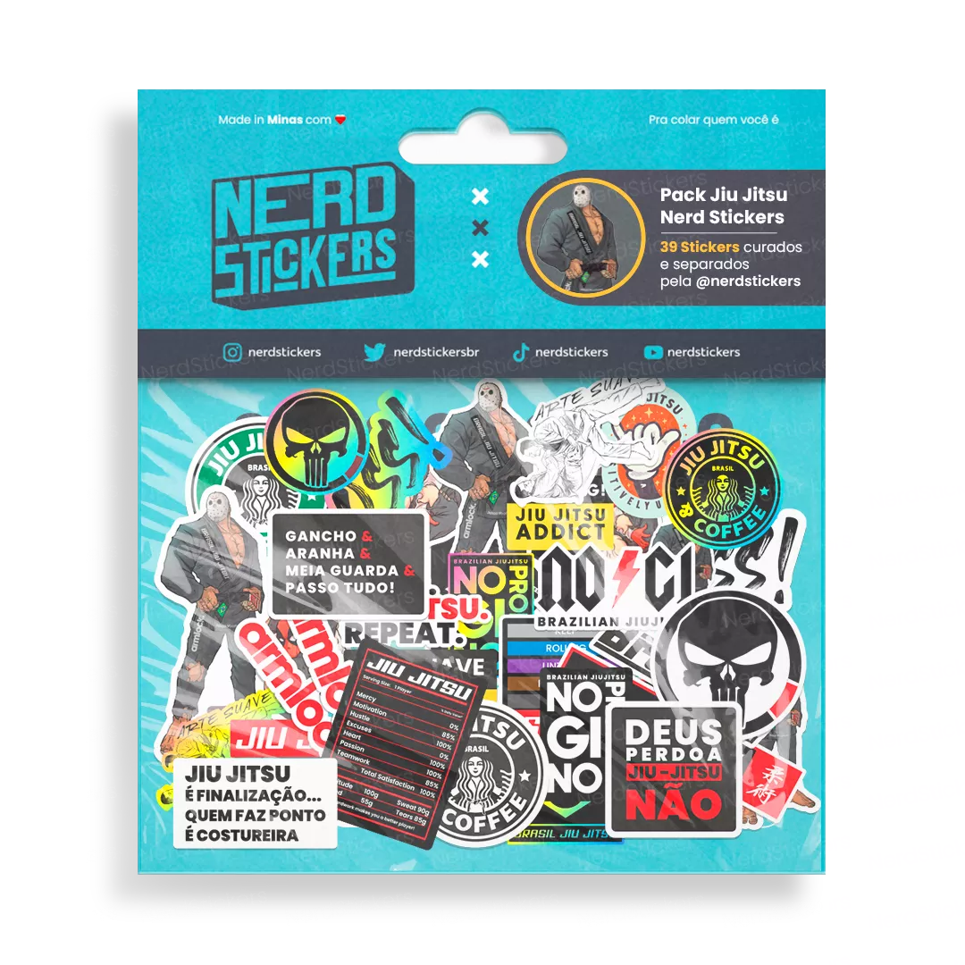 Pack Jiu-Jitsu (38 Stickers)