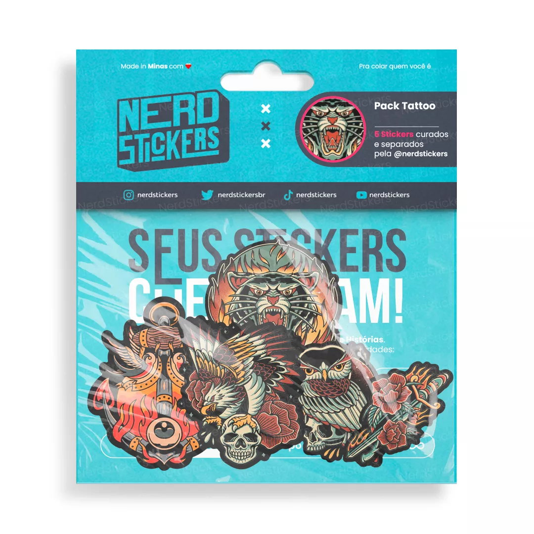 Pack Tatto Art I (5 Stickers)