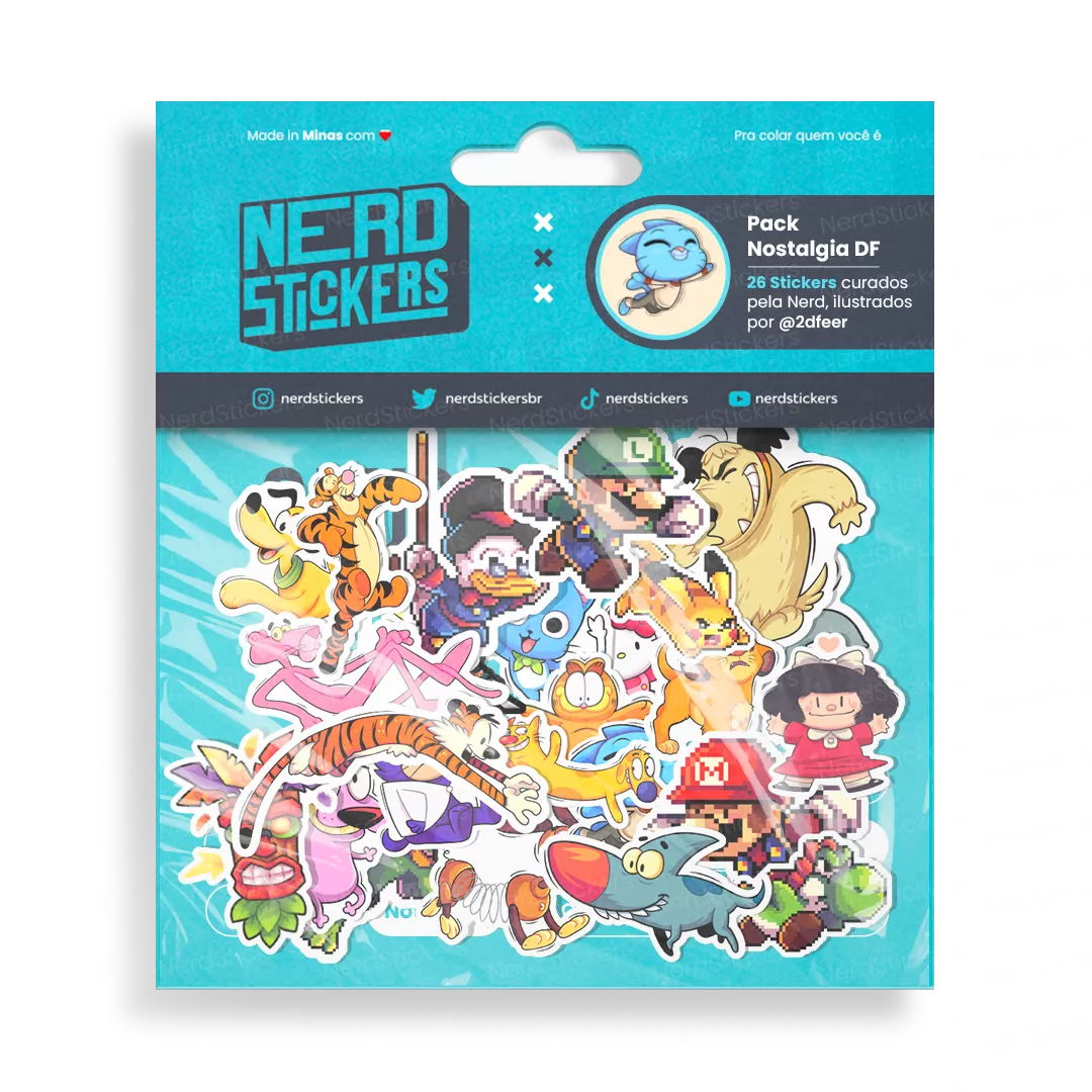 Pack Nostalgia (26 Stickers)