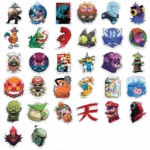 Pack Leandro Cruzes (32 Stickers)