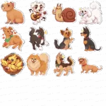 Pack Pets (12 stickers)