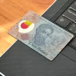 Card Nota de Plástico