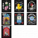 Pack Streetwear (7 Stickers)