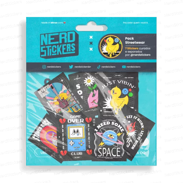Pack Streetwear (7 Stickers)