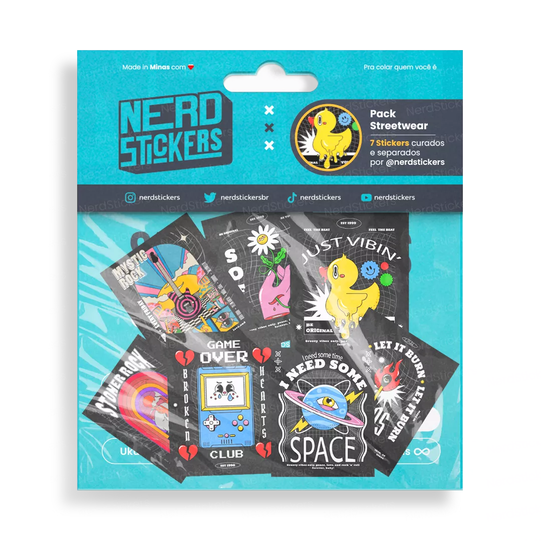 Pack Streetwear (7 Stickers)