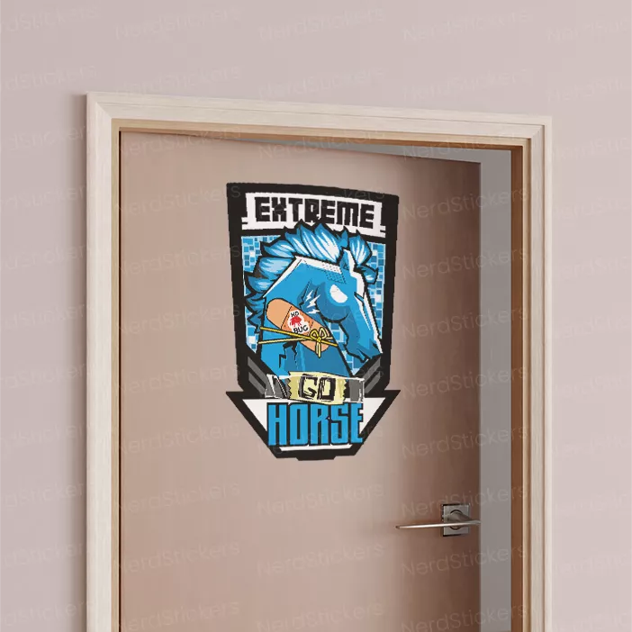 Extreme go horse giant sticker, Programming