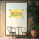 Believe | 40x23cm
