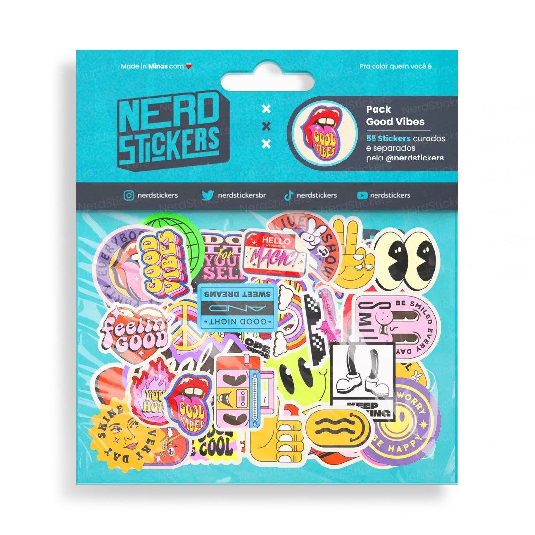 Pack Good Vibes (55 Stickers)