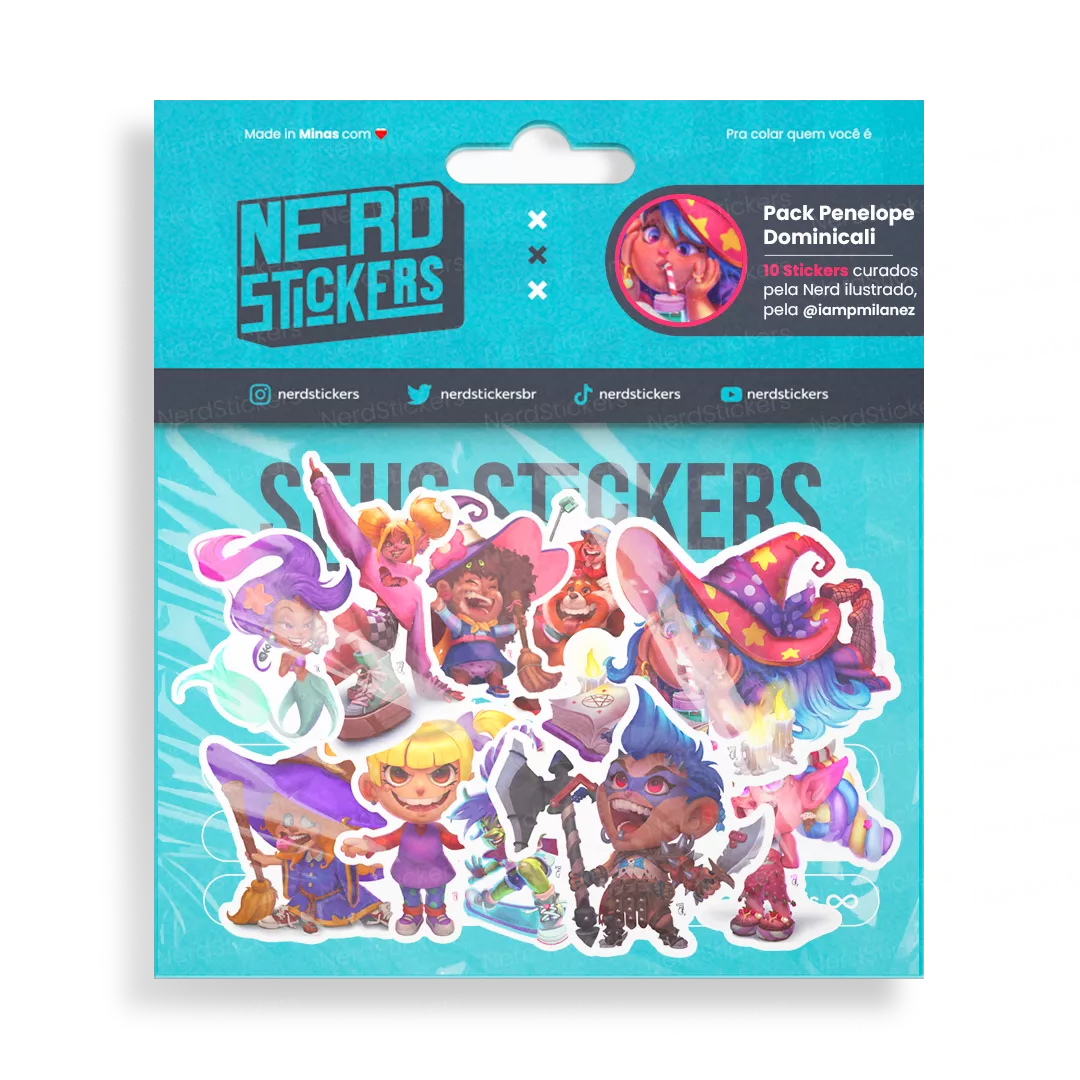 Pack Penelope Dominicali (10 Stickers)