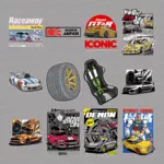 Pack Drift | Transparente (33 Stickers)
