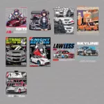 Pack Drift | Transparente (33 Stickers)
