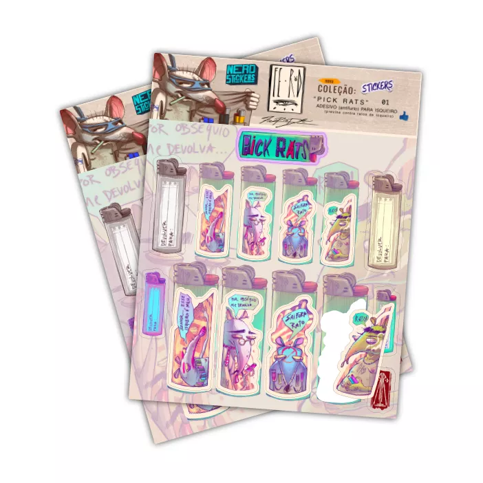 Cartela Antifurto - Pick Rats Collection