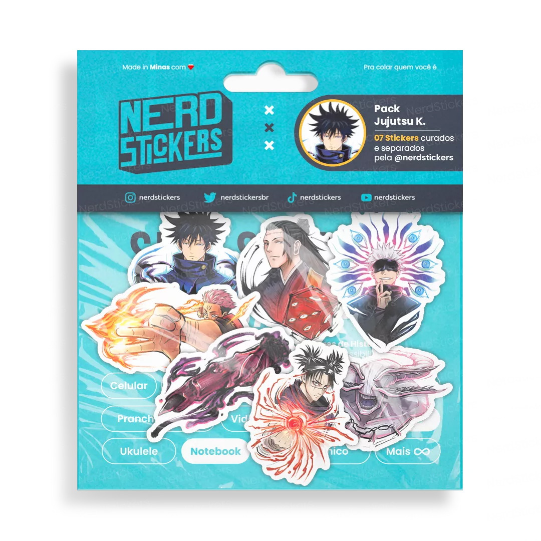 Pack Jujutsu (7 Stickers)