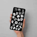 Black and White | Case Stickers