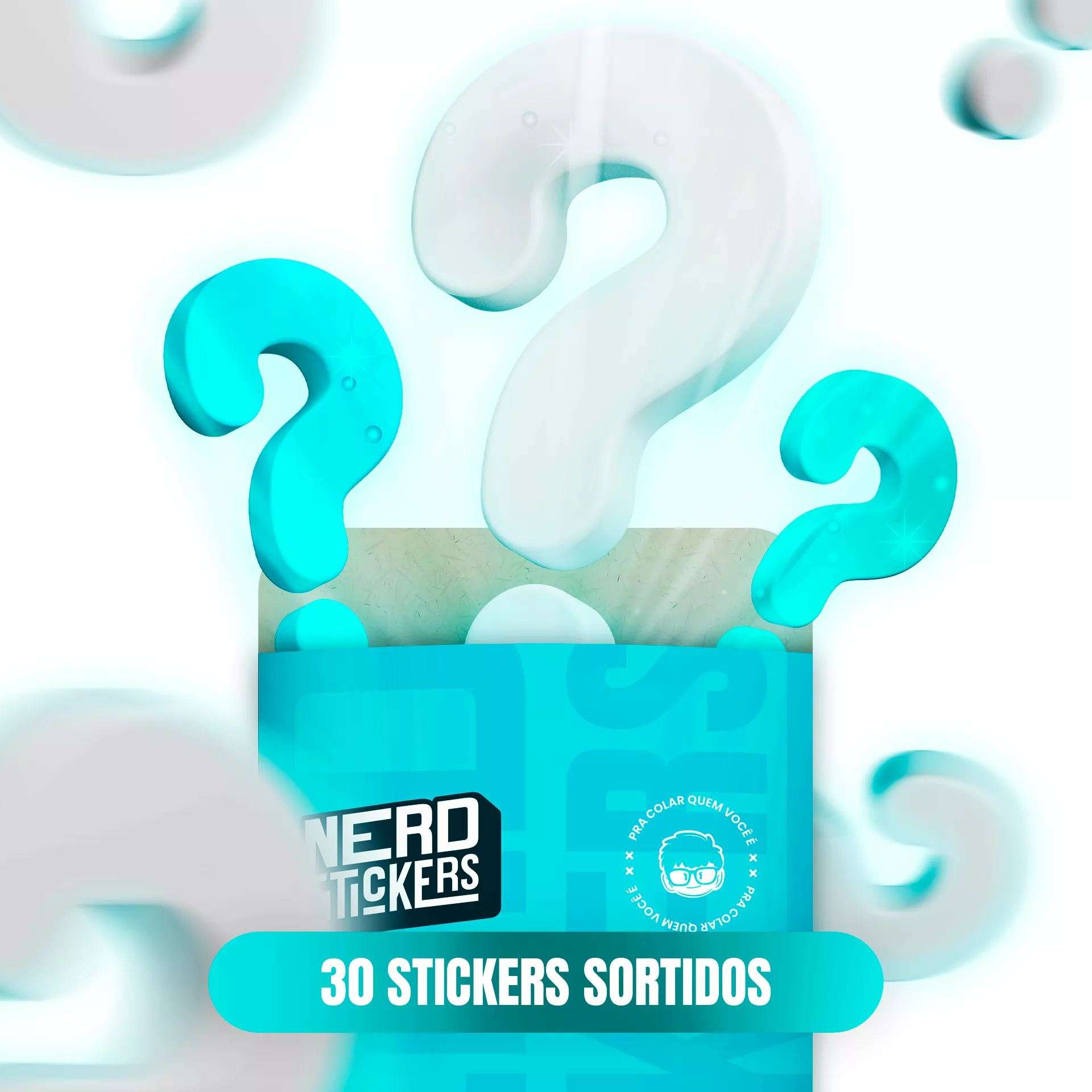30 Stickers Sortidos | Combo Misterioso