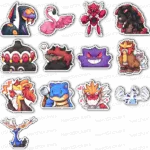 Pack Mon (62 Stickers)