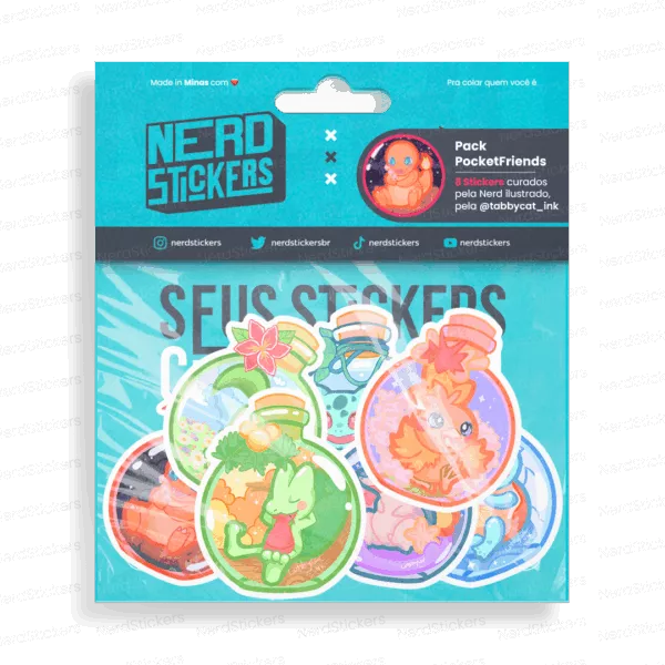 PocketFriends  (8 Stickers)