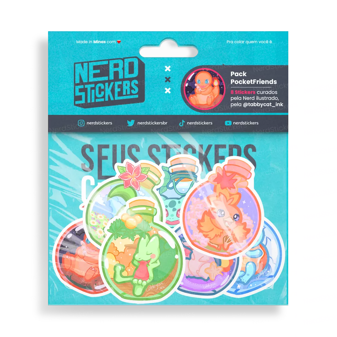 PocketFriends  (8 Stickers)