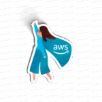 AWS Mulher Heroina (Azul)
