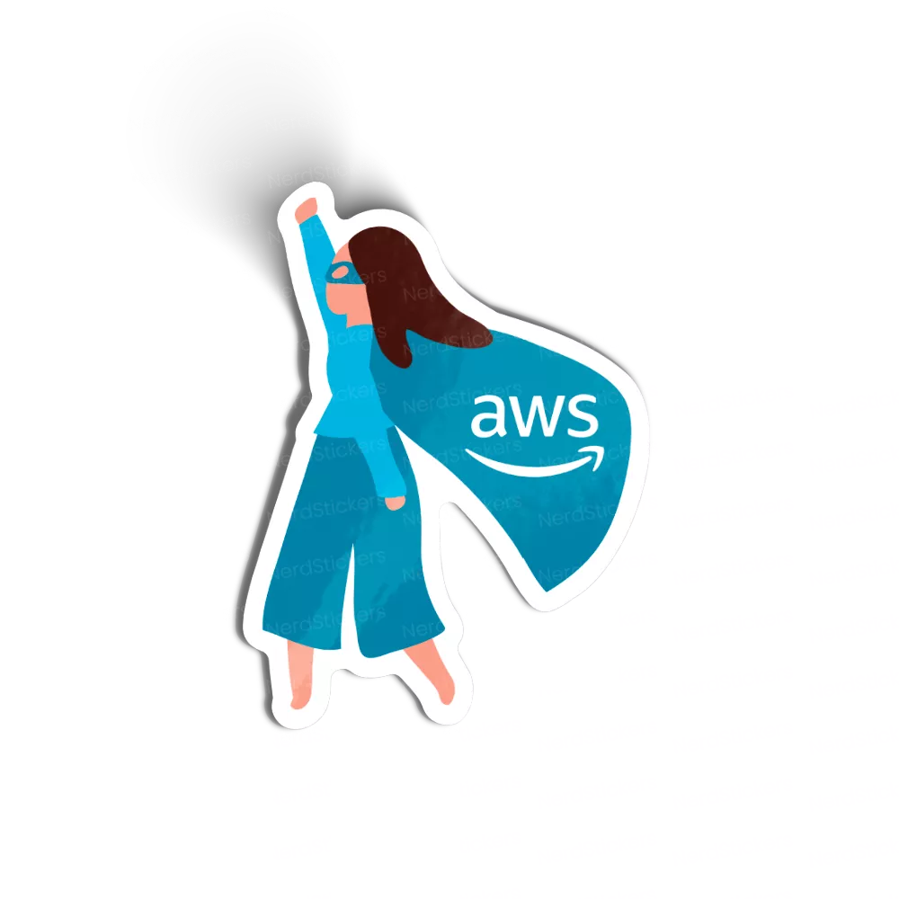 AWS Mulher Heroina (Azul)
