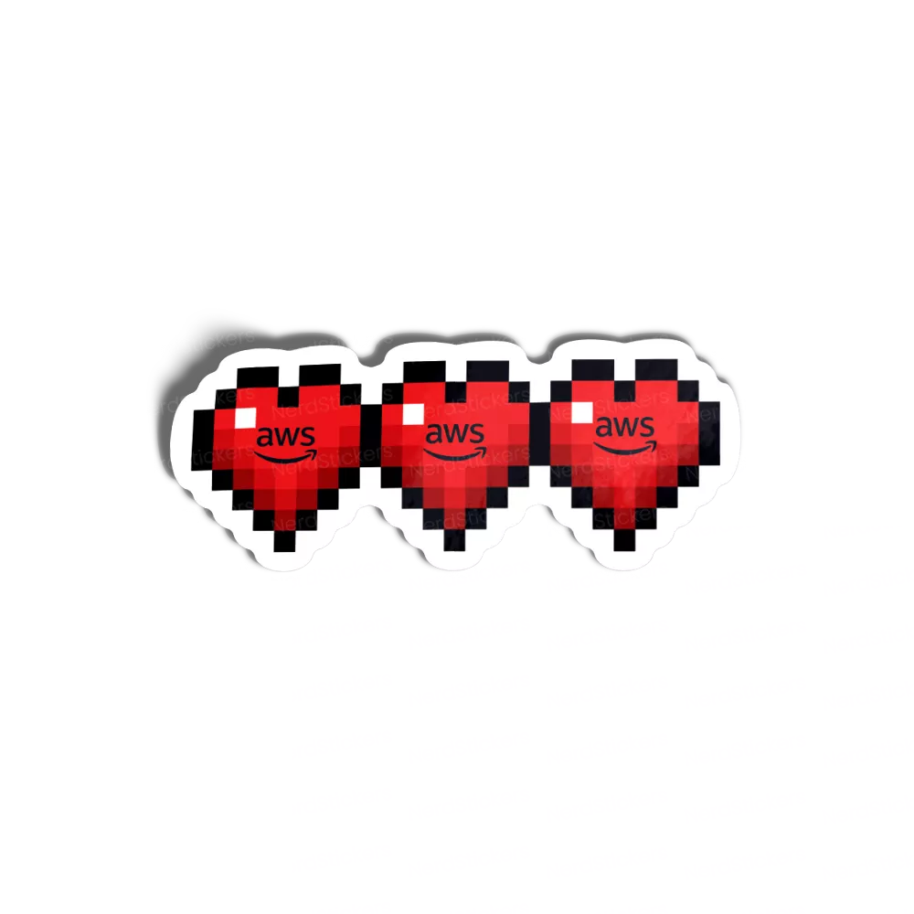 AWS 3 Hearts (Pixel Art)