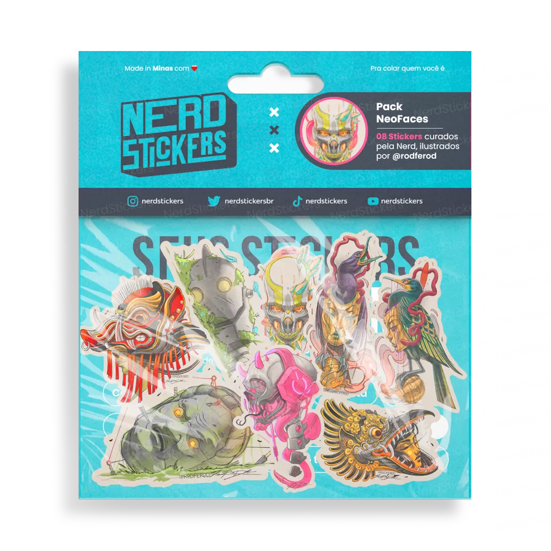 Pack NeoFaces (8 stickers)