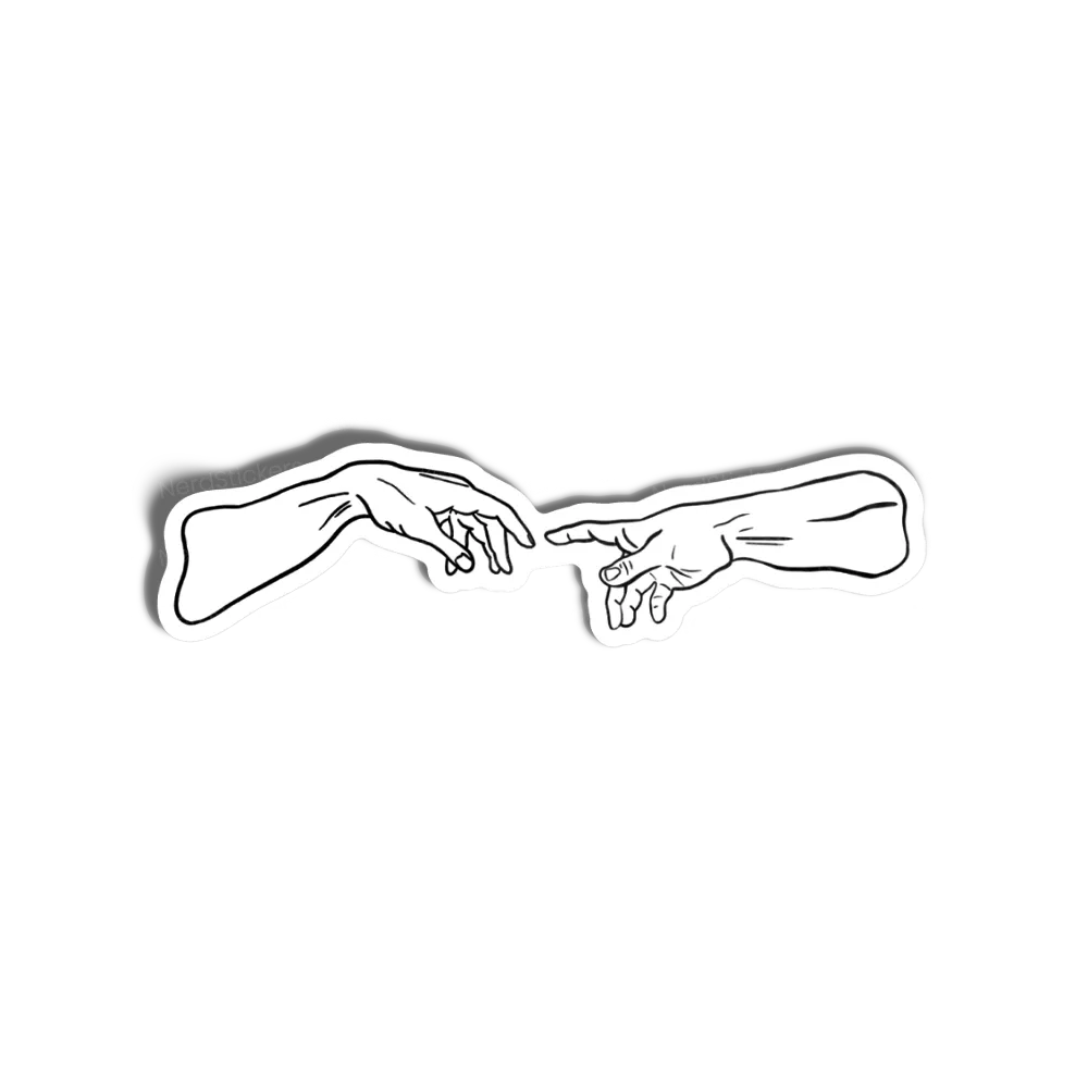 Adesivo A Criação de Adão, Design