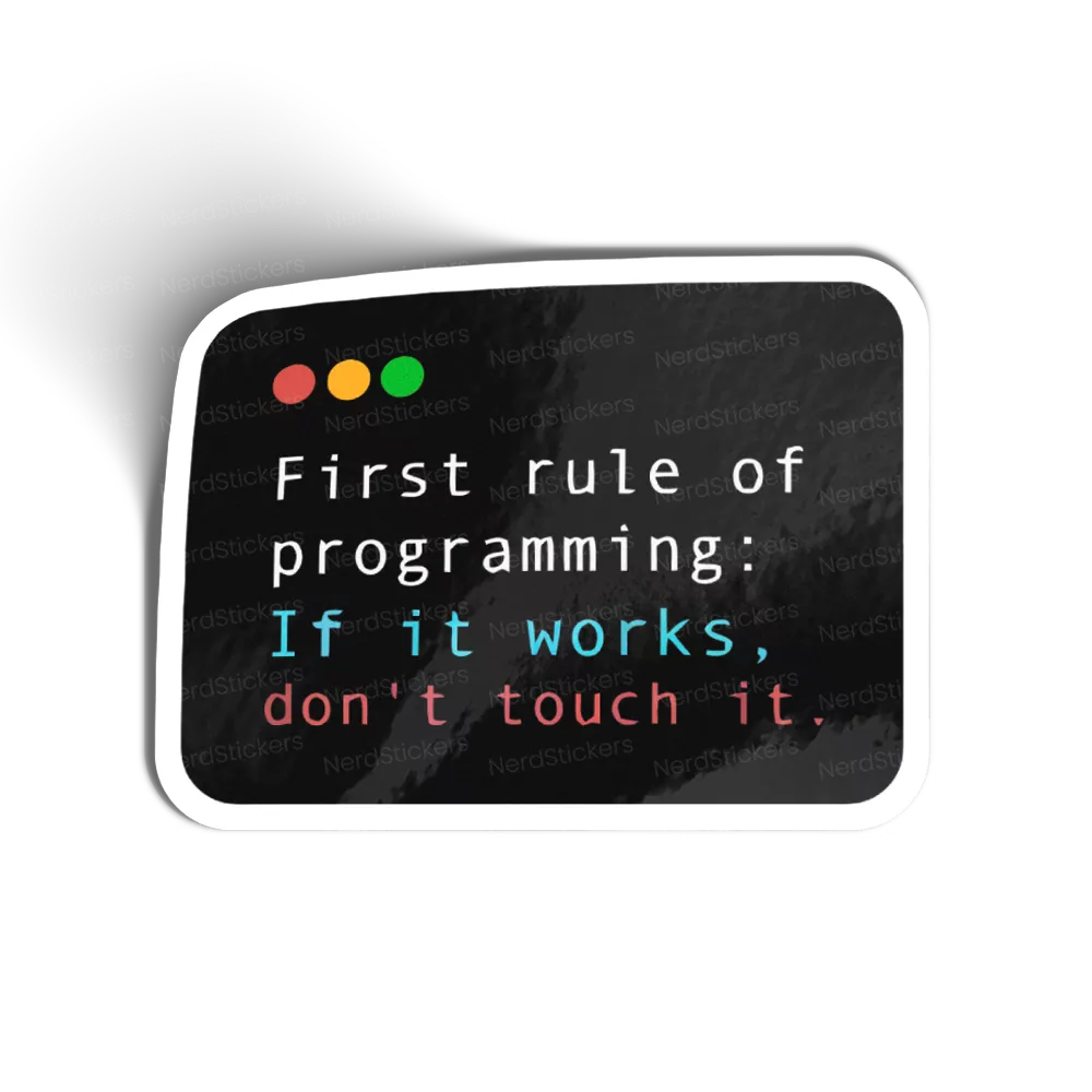 A regra da programação