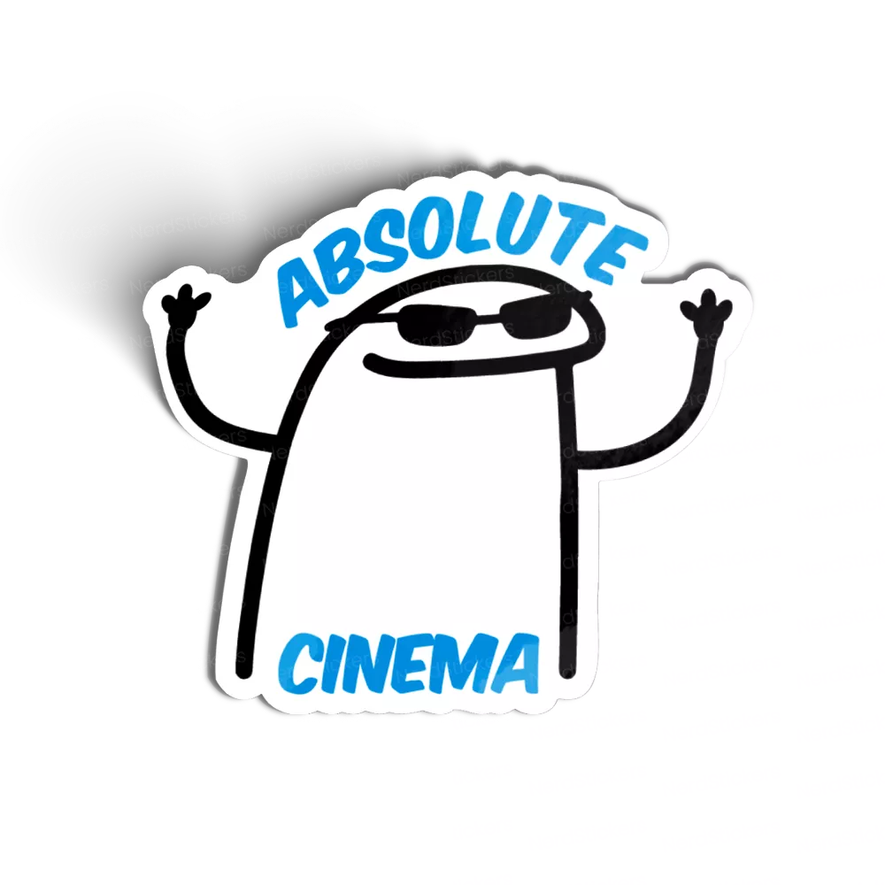 Adesivo Absolute Cinema, Memes e Humor