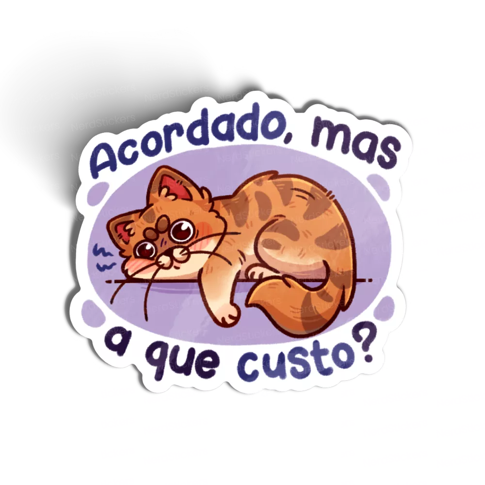 Adesivo Acordar pra que?, Animais