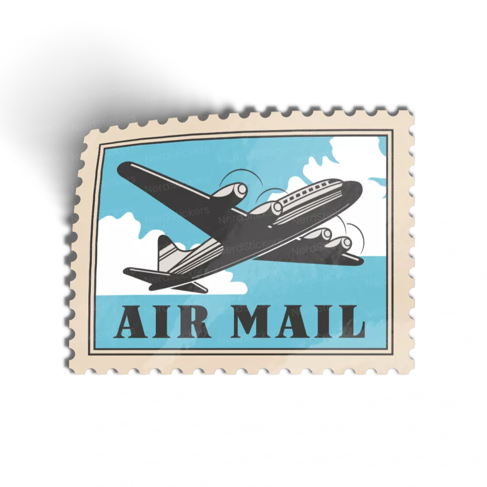 Adesivo Air Mail, Viagem